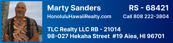 Marty Sanders (RA) Signature Homes Island Style Honolulu Hawaii 808-222-3804