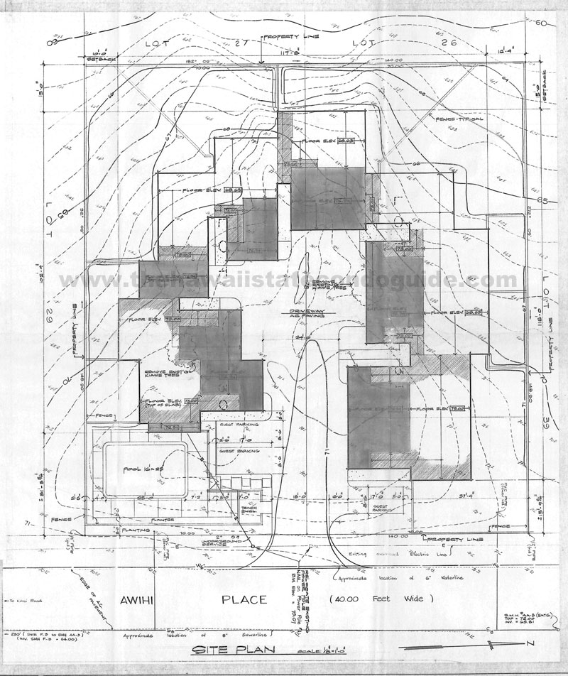 Maui Condo Siteplan