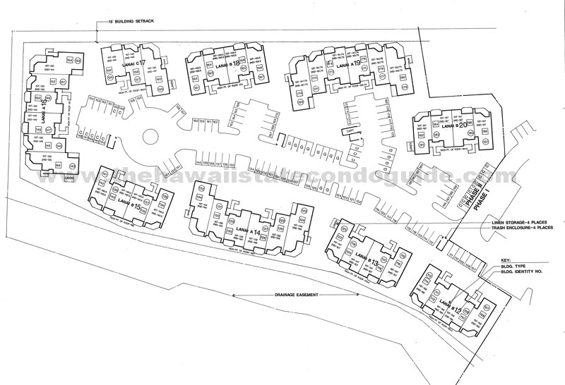 Site Plans, Maui Hawaii Condominiums