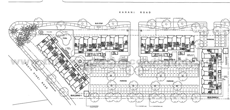 Site Plans, Maui Hawaii Condominiums
