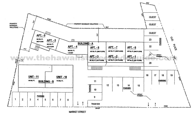 Site Plans, Maui Hawaii Condominiums