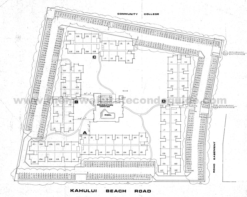 Site Plans, Maui Hawaii Condominiums