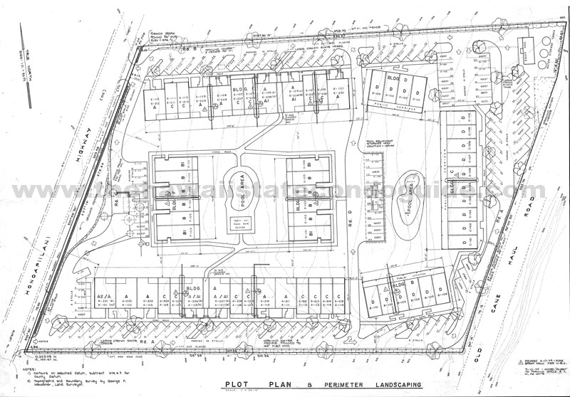 Site Plans, Maui Hawaii Condominiums