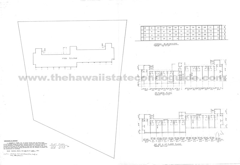 Site Plans, Maui Hawaii Condominiums